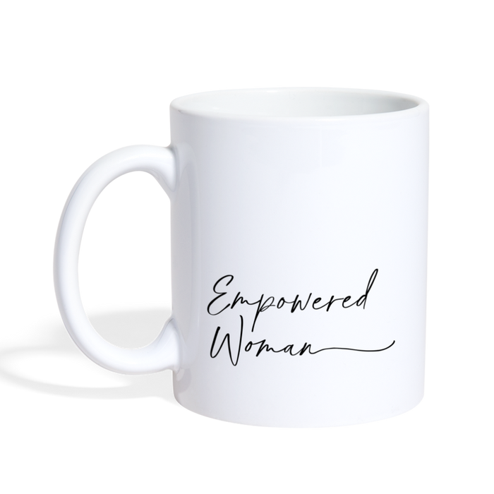 Future is Female/Empowered Woman. Coffee/Tea Mug - white